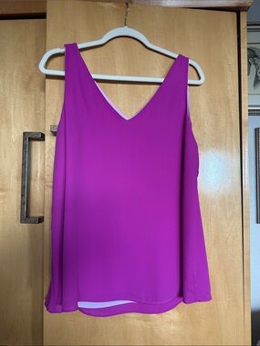 Lilly Pulitzer Florin Pink combo Reversible V-Neck Camisole